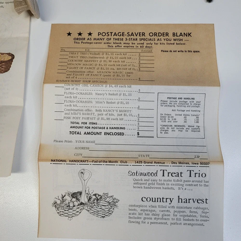 National Handcraft vintage national
